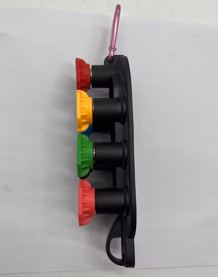 Buse d'incendie de pistolet de pulvérisation d'eau de corps en aluminium de protection contre l'incendie